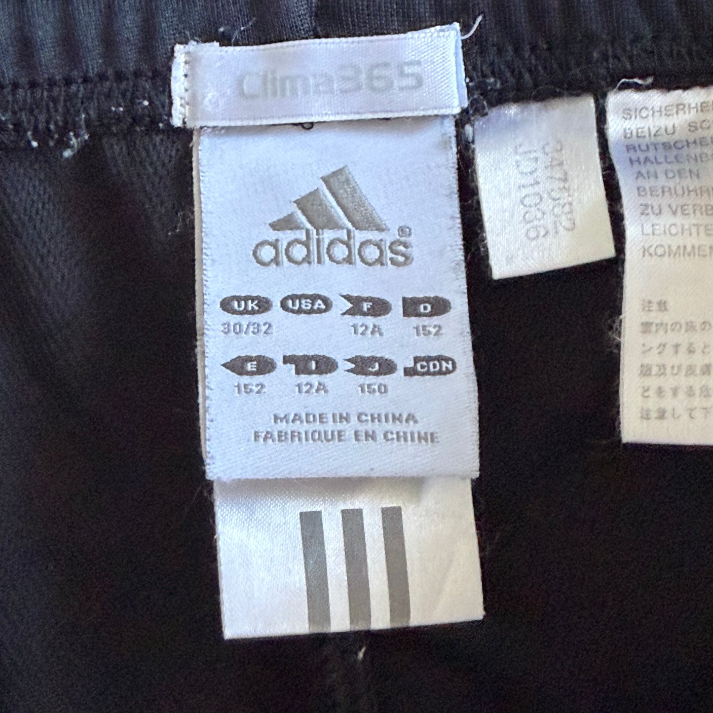 Y2K Adidas Three Stripe Wide Leg Track Pants - XS