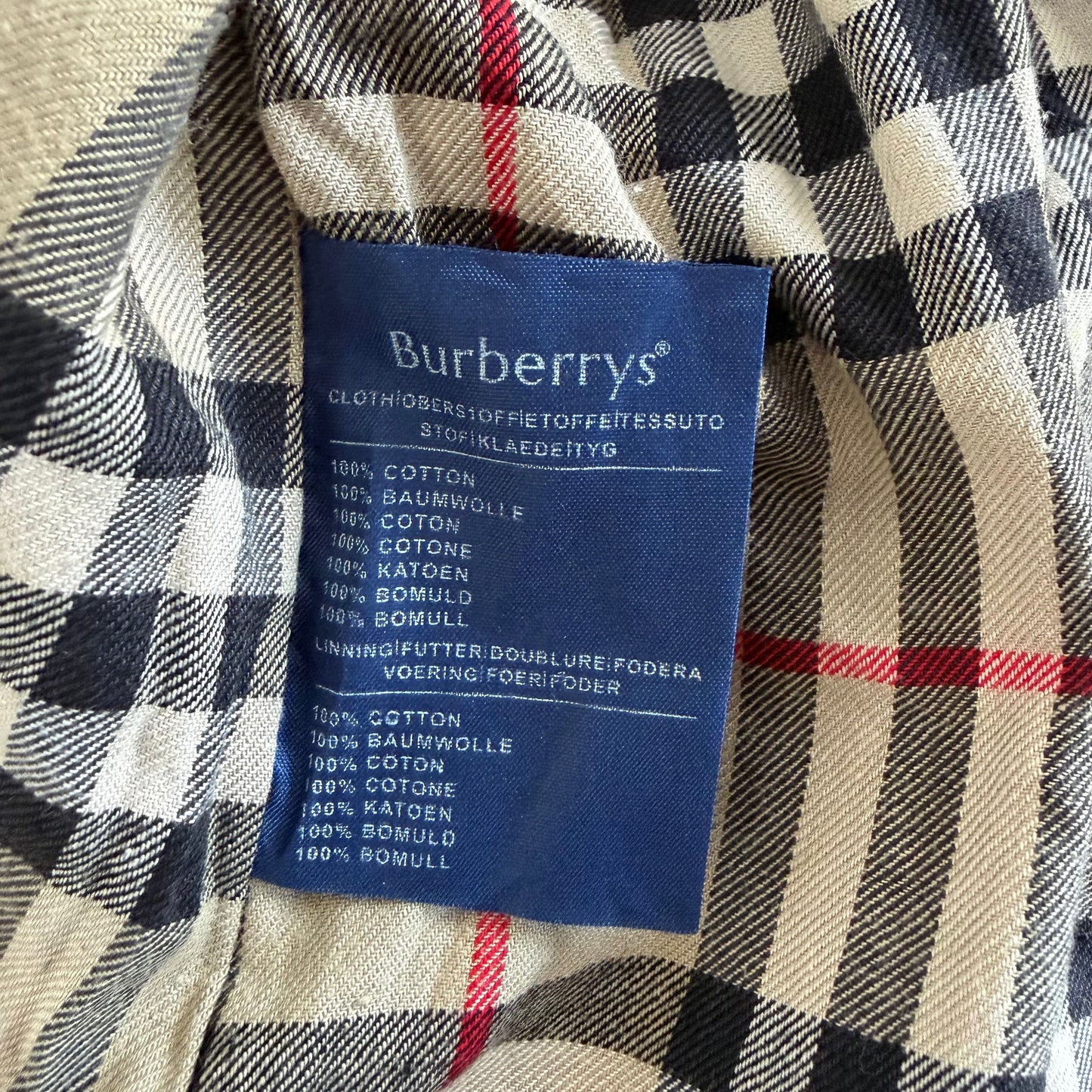 90s Burberry Double Breasted Trench Coat - XXL/XL