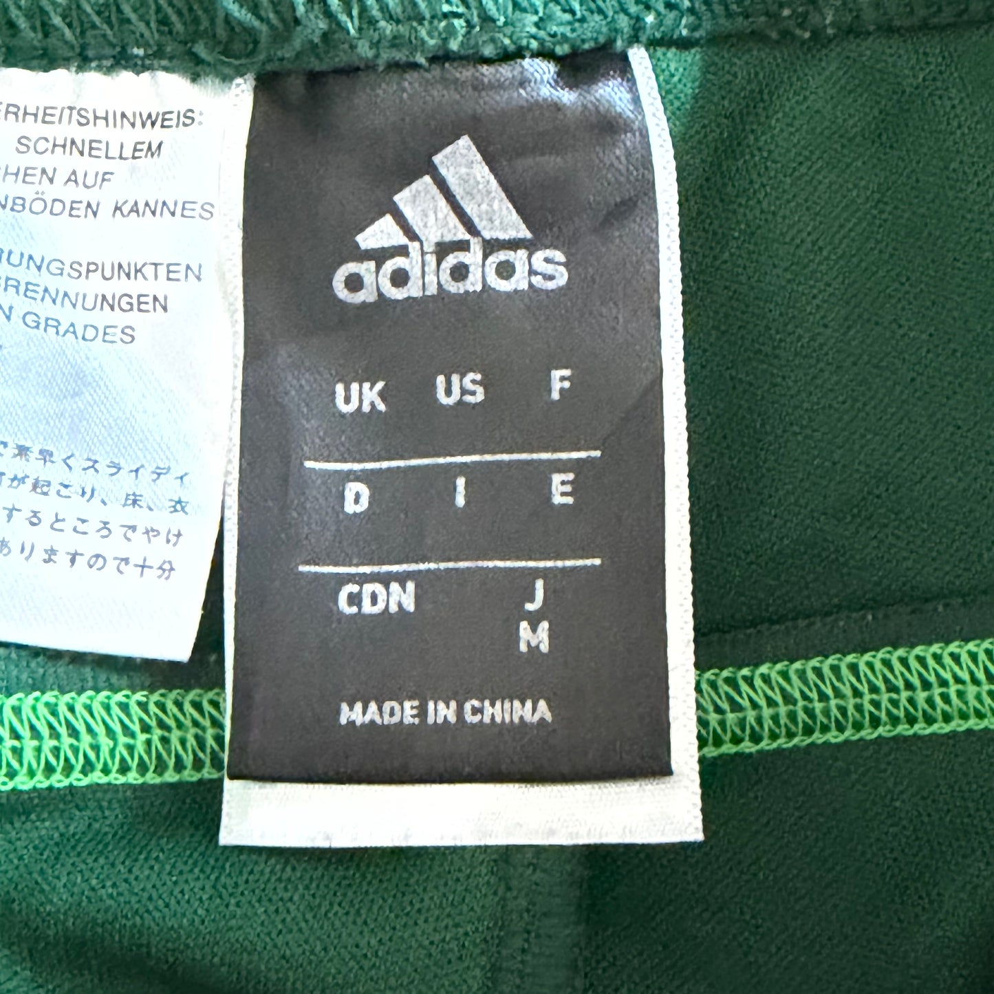 Y2K Adidas Three Stripe Straight Leg Track Pants - S