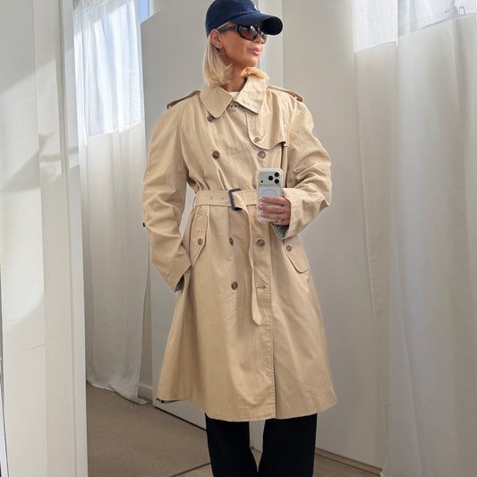 90s Burberry Double Breasted Trench Coat - XS/S