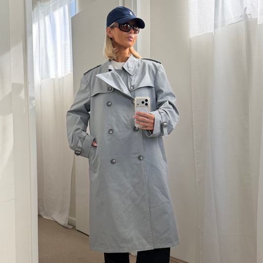 90s Burberry Double Breasted Trench Coat - M/L