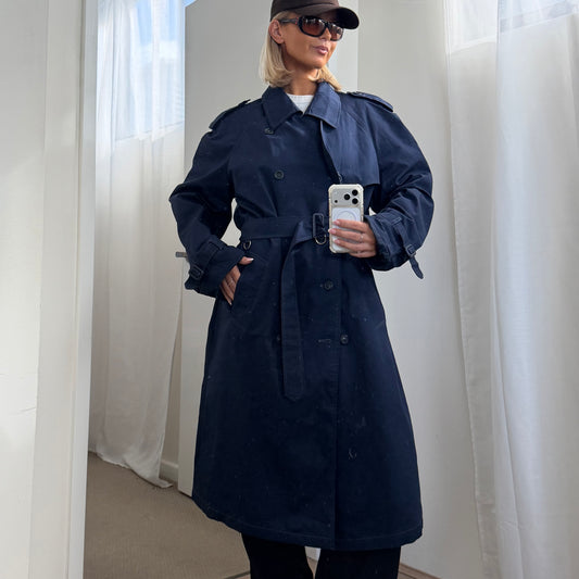 90s Burberry Double Breasted Trench Coat - M/L