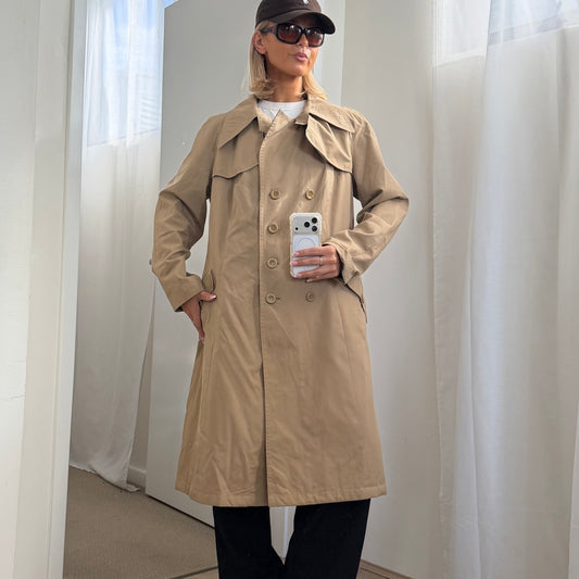90s Burberry Double Breasted Trench Coat - XXS/XS