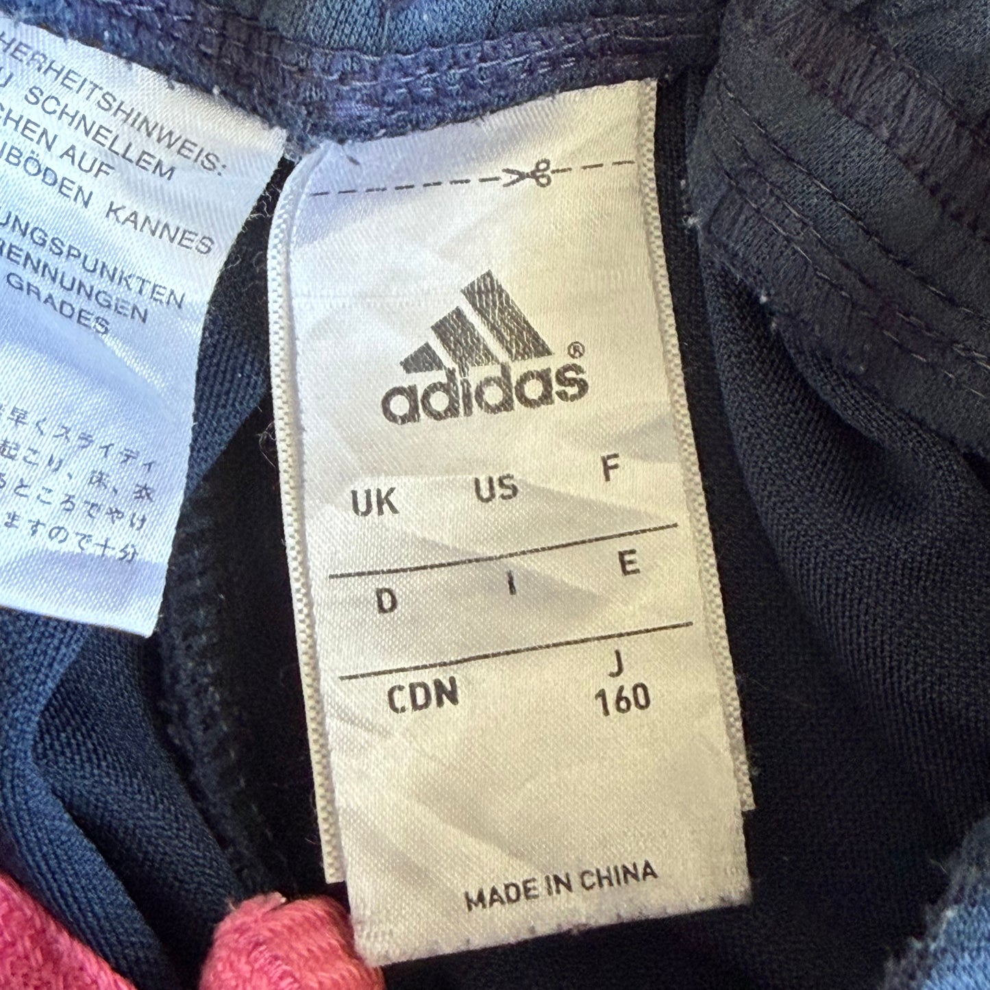 Y2K Adidas Three Stripe Wide Leg Track Pants - XS