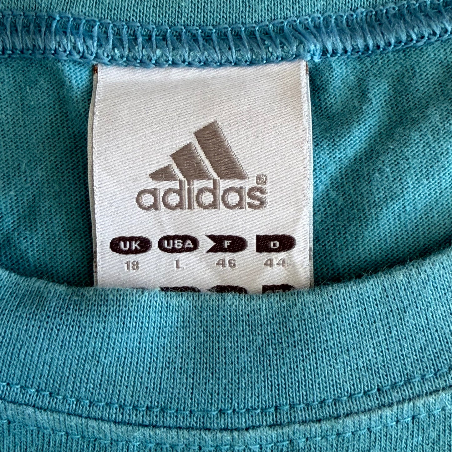 Y2K Adidas Raglan 3/4 Long Sleeve Top - M/L