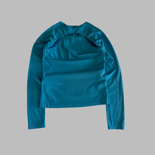 Y2K Diesel Open Back Long Sleeve Top - S