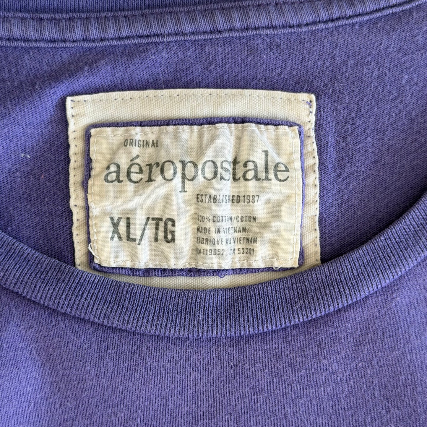 Y2K Aeropostale Fitted Baby Tee - L