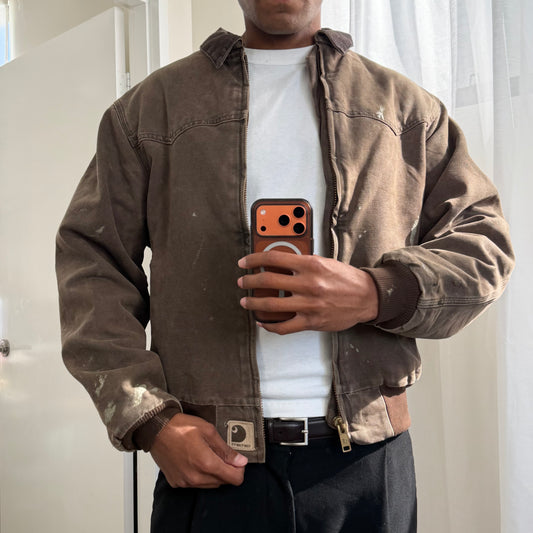 Y2K Carhartt Blanket Lined Detroit Jacket - L