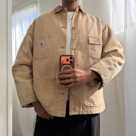 90s Carhartt Blanket Lined Work Jacket - XL