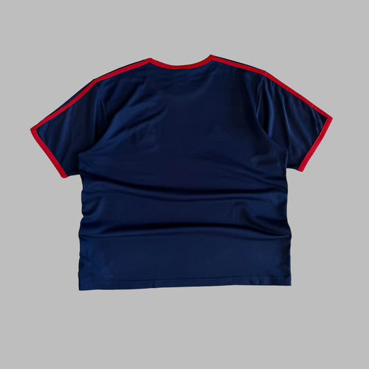 Y2K Adidas Three Stripe Jersey - L