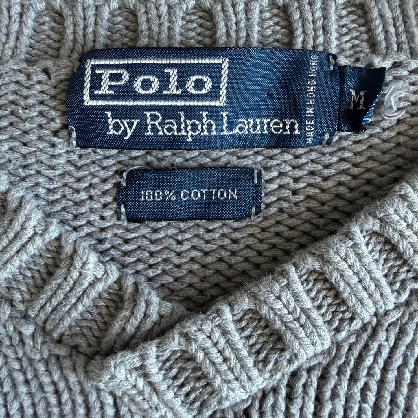 90s Polo Ralph Lauren Heavy Knit - M
