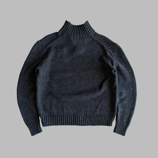 90s Polo Ralph Lauren Heavyweight Henley Knit - M