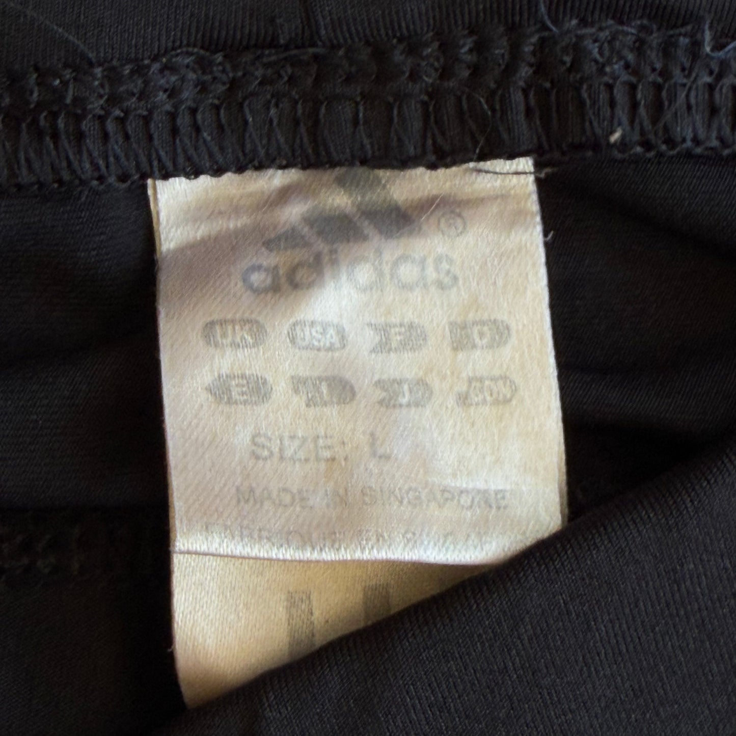Y2K Adidas Three Stripe Capris - M
