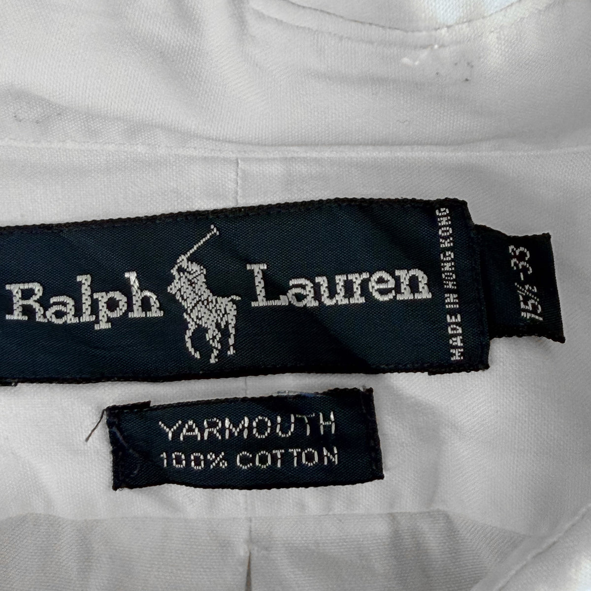 Y2K Polo Ralph Lauren Cotton Button Up Shirt - M