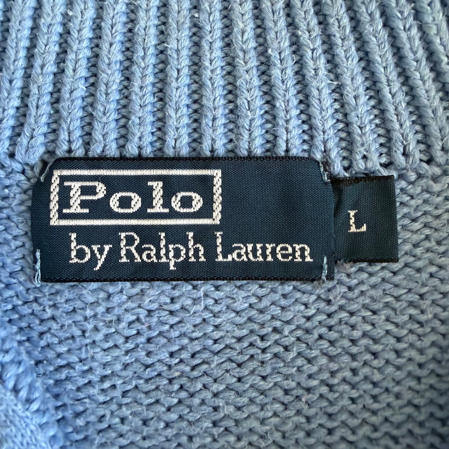 90s Polo Ralph Lauren Heavyweight Quarter Zip - L