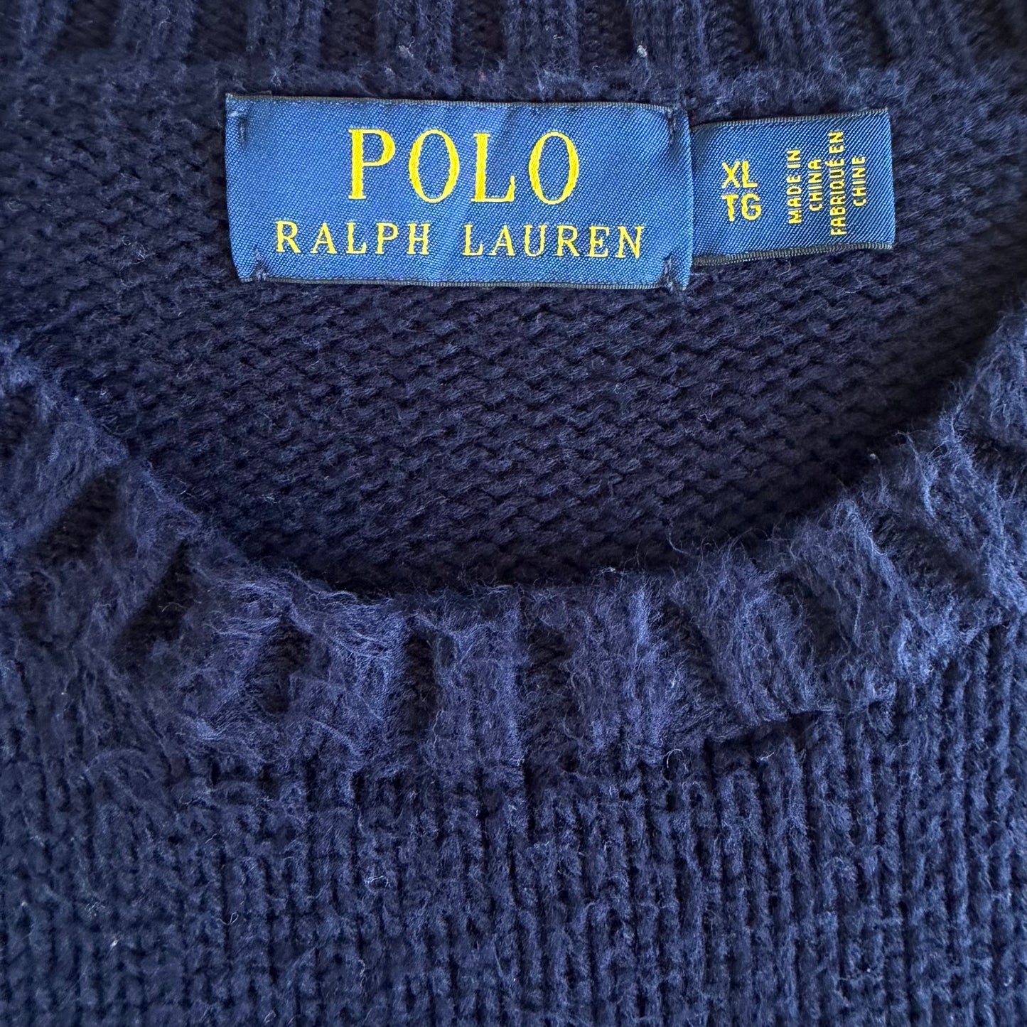 Polo Ralph Lauren Spell Out Heavy Knit - XL