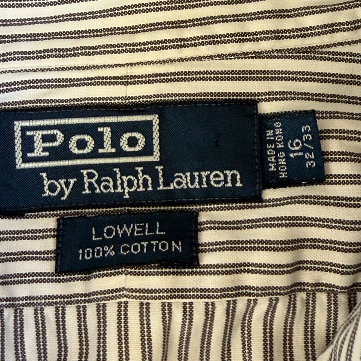 90s Polo Ralph Lauren Striped Button Up Shirt - M