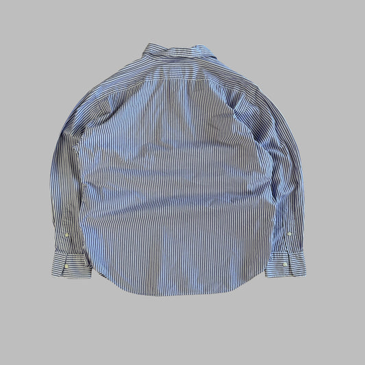 Y2K Polo Ralph Lauren Striped Button Up Shirt - S
