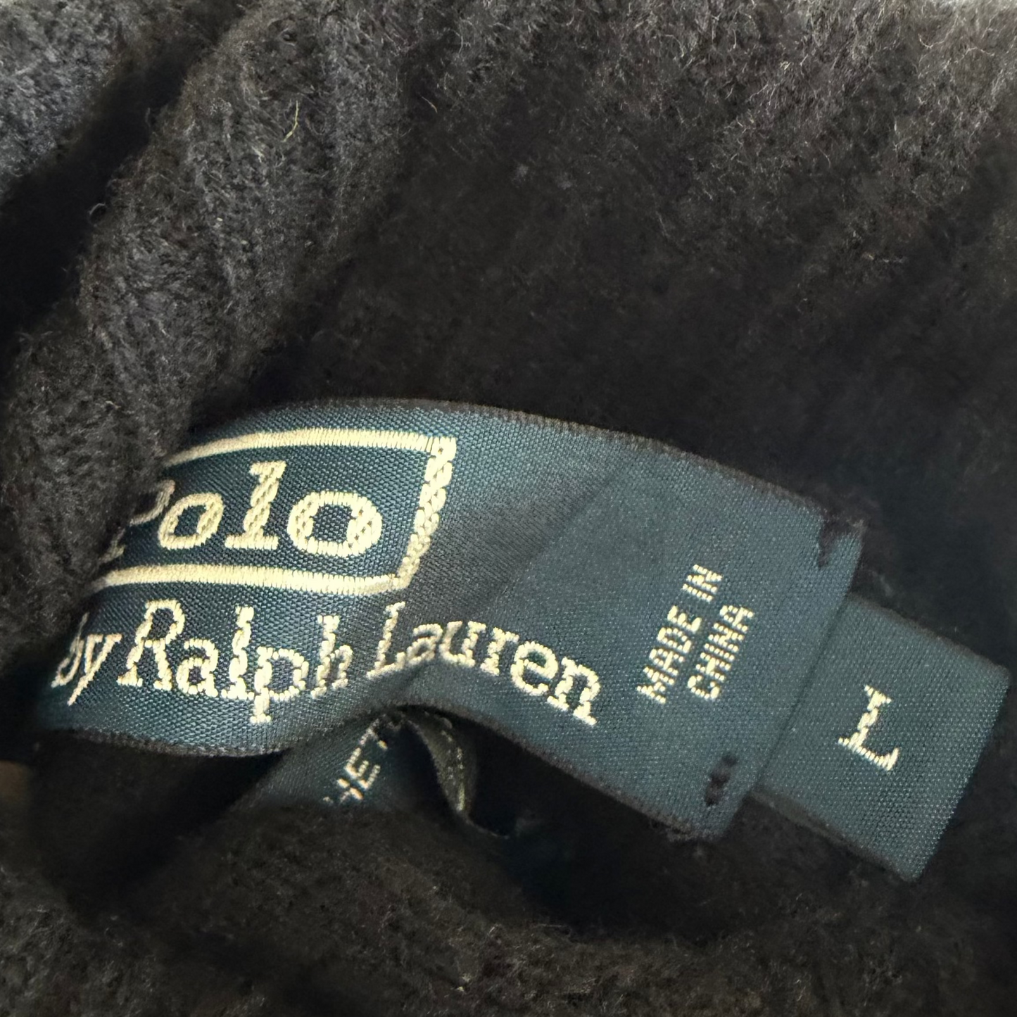 90s Polo Ralph Lauren Shetland Wool Pony Knit - L