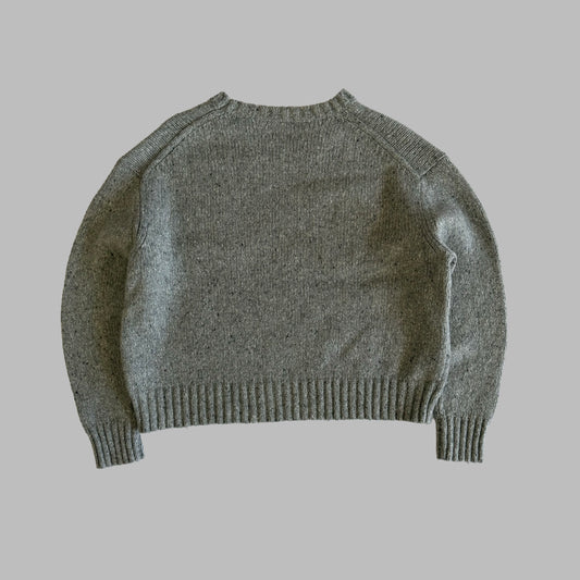 Polo Ralph Lauren Spell Out Heavy Knit Sweater - L