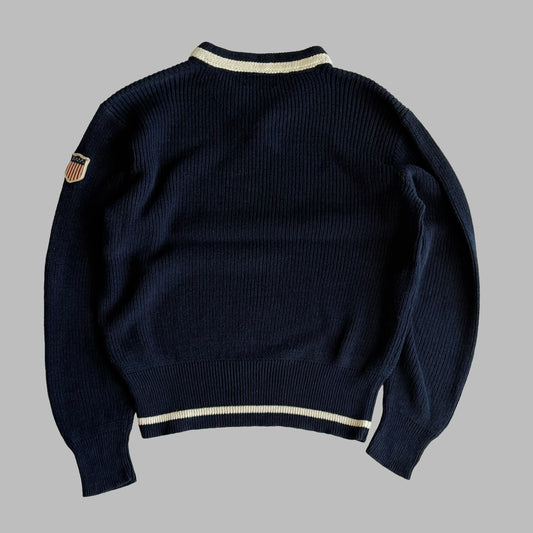 90s Polo Ralph Lauren 1932 Heavy Knit Sweater - L