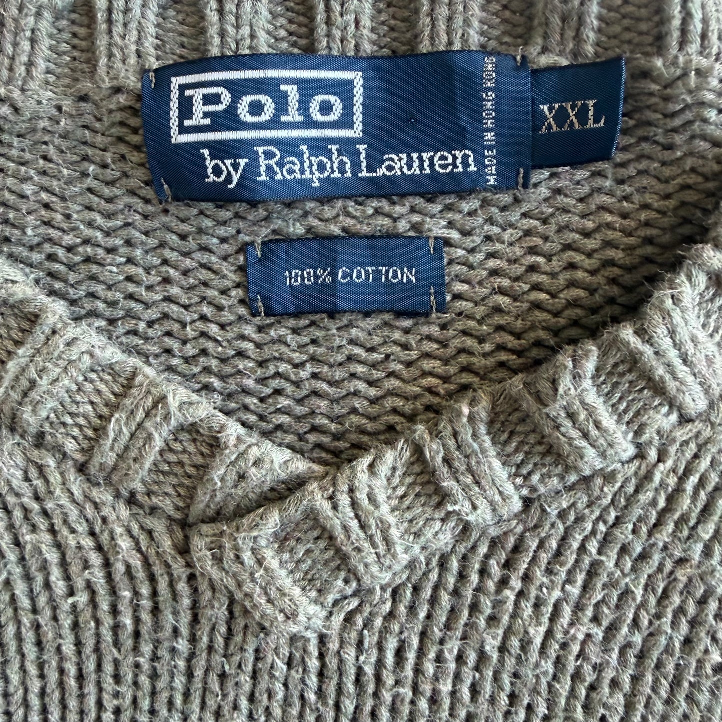 90s Polo Ralph Lauren Heavy Knit - XXL