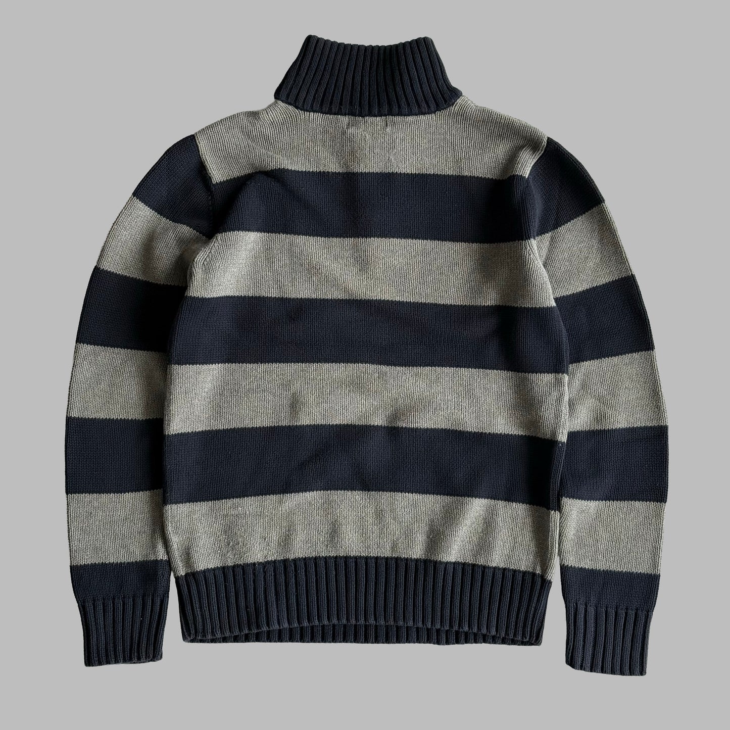 Ralph Lauren Striped Quarter Zip - Small