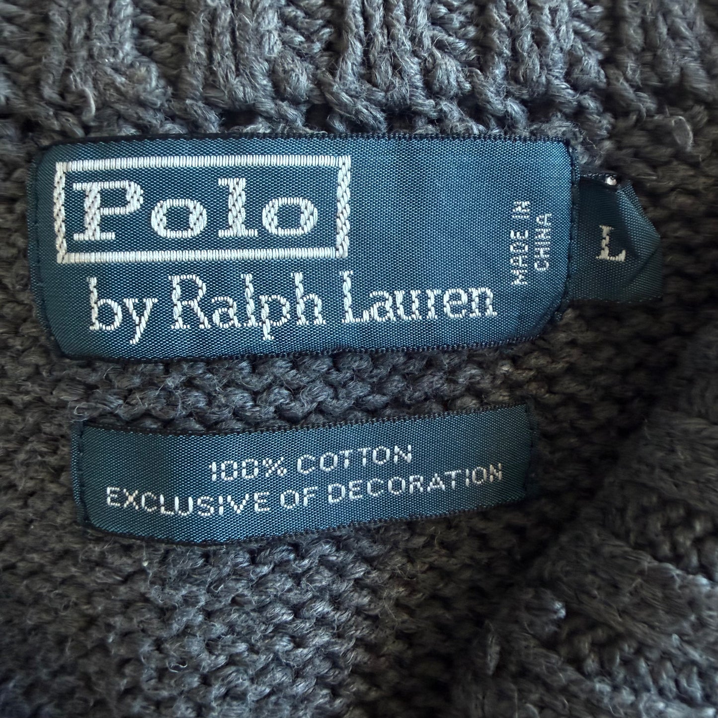 90s Polo Ralph Lauren Quarter Zip - L
