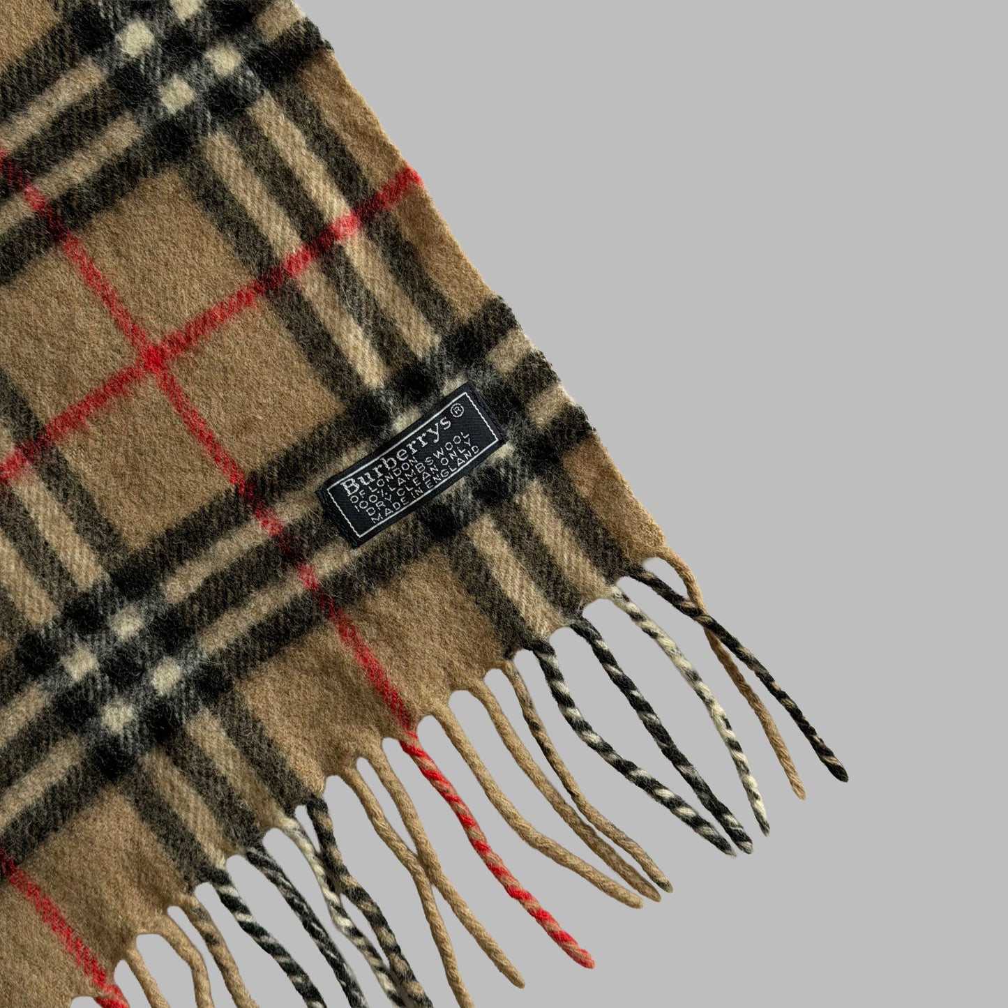 90s Burberry Nova Check Scarf
