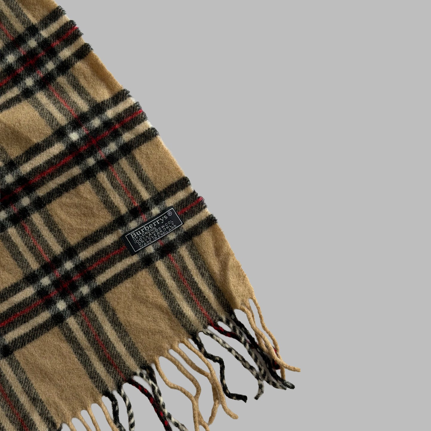 90s Burberry Nova Check Scarf