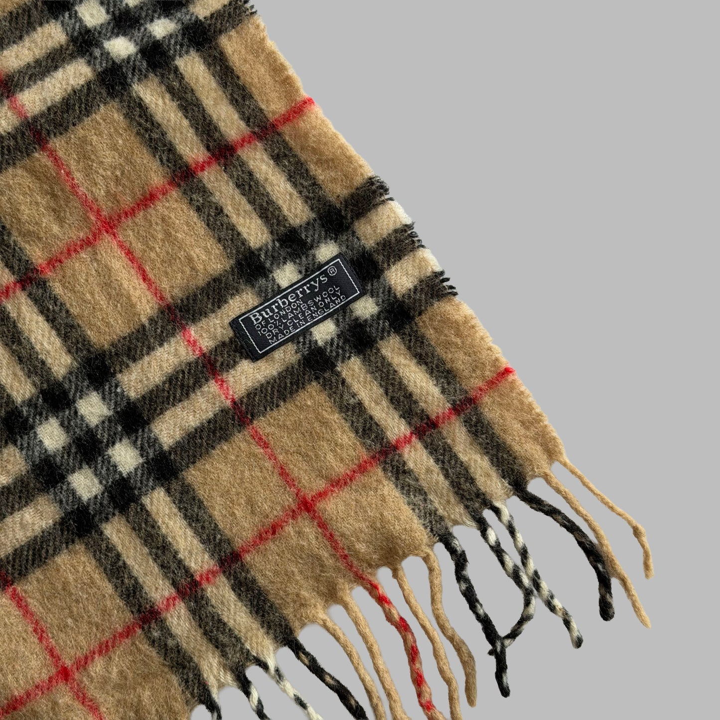 90s Burberry Nova Check Scarf