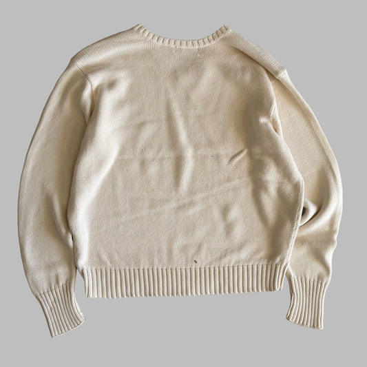 90s Polo Ralph Lauren Heavy Knit Sweater - L