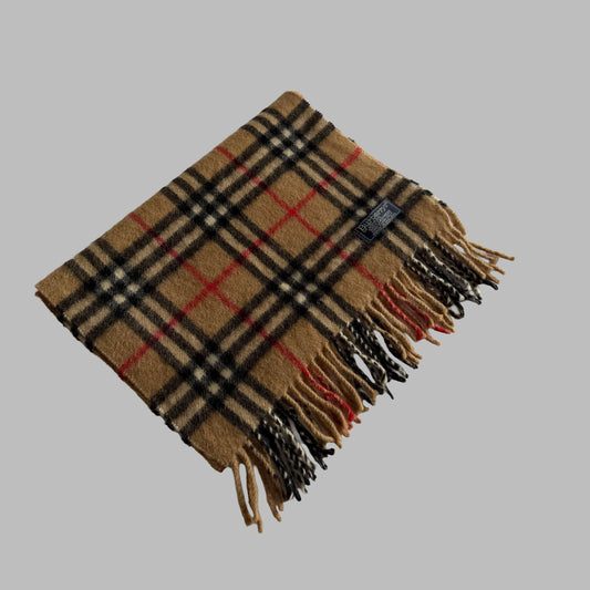 90s Burberry Nova Check Scarf