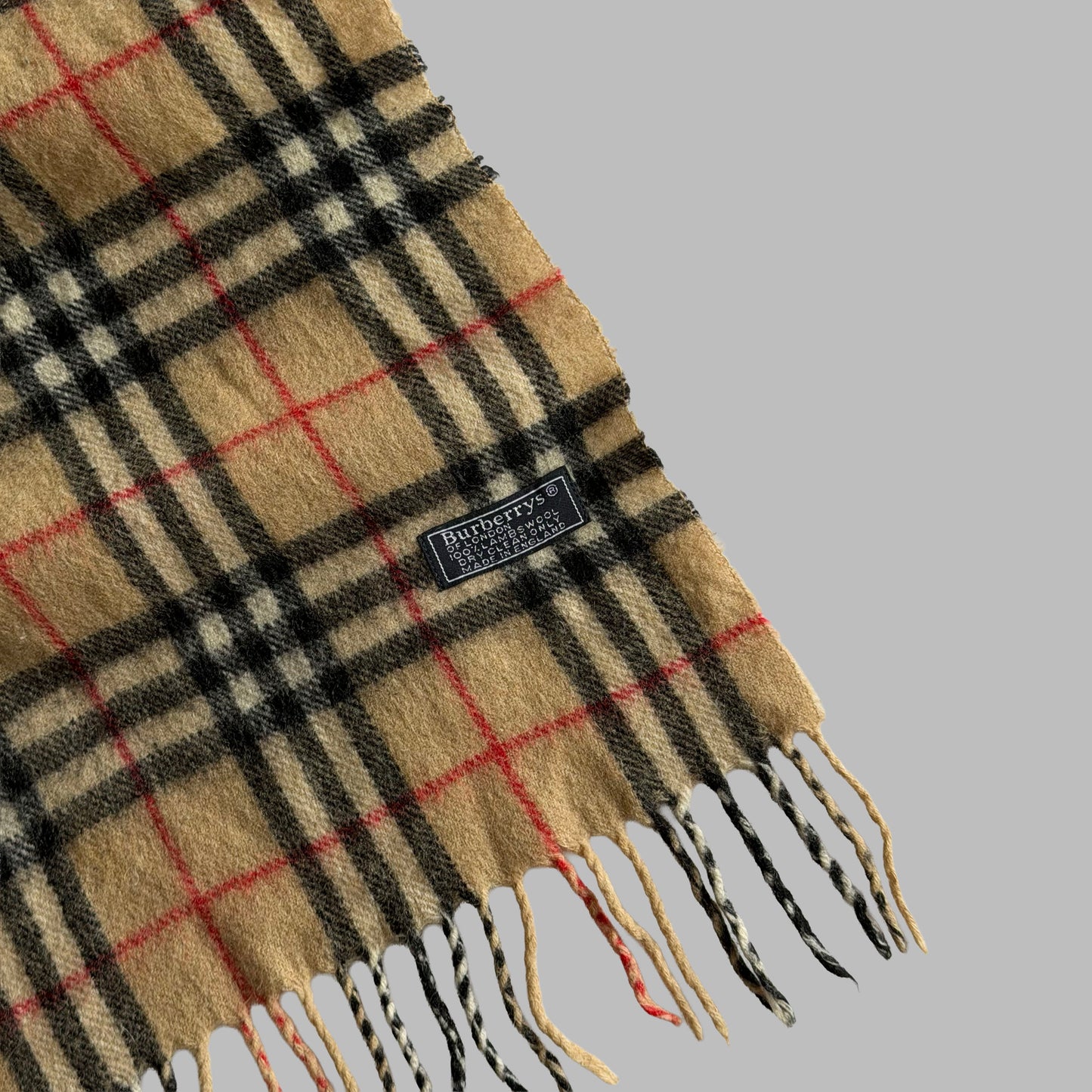 90s Burberry Nova Check Scarf