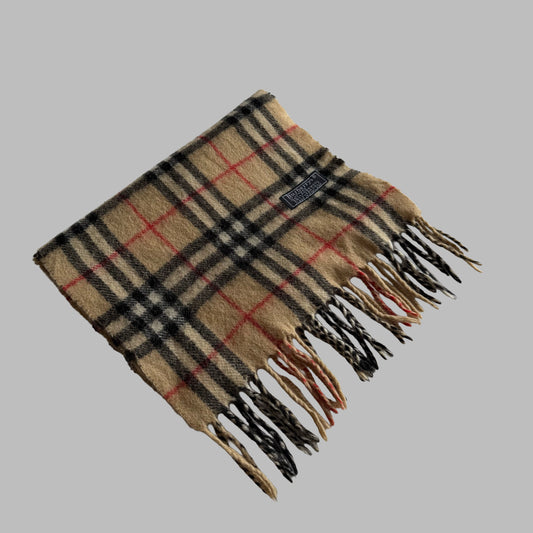 90s Burberry Nova Check Scarf