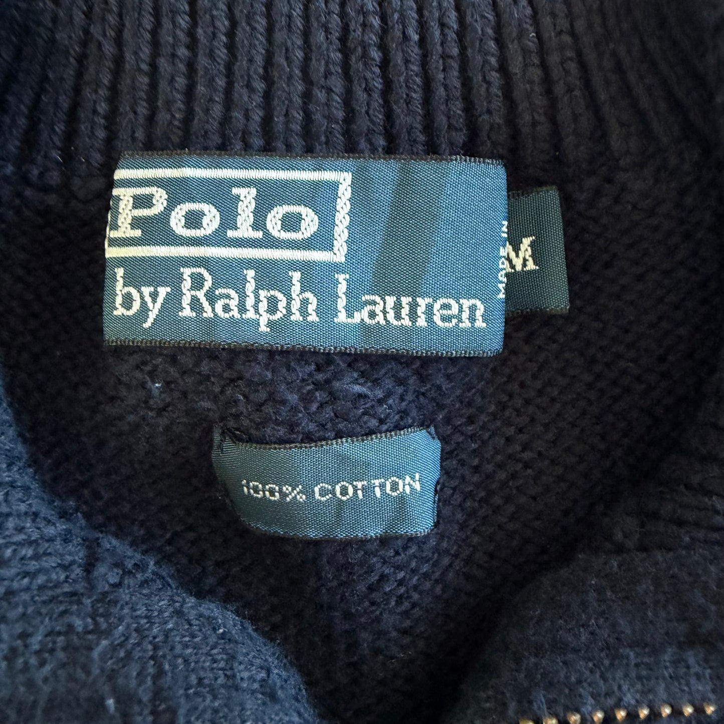 90s Polo Ralph Lauren Quarter Zip - M