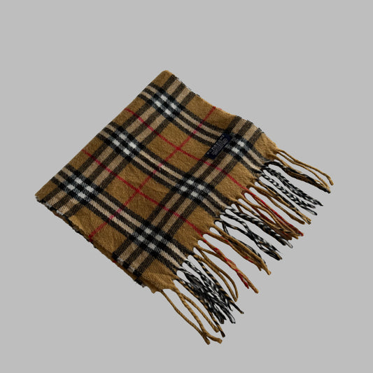 90s Burberry Nova Check Scarf