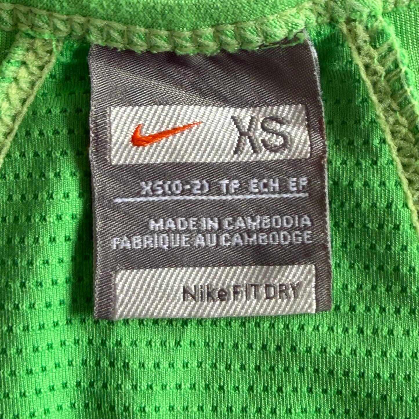 Y2K Nike Mesh Panelled Activewear Top - S/M
