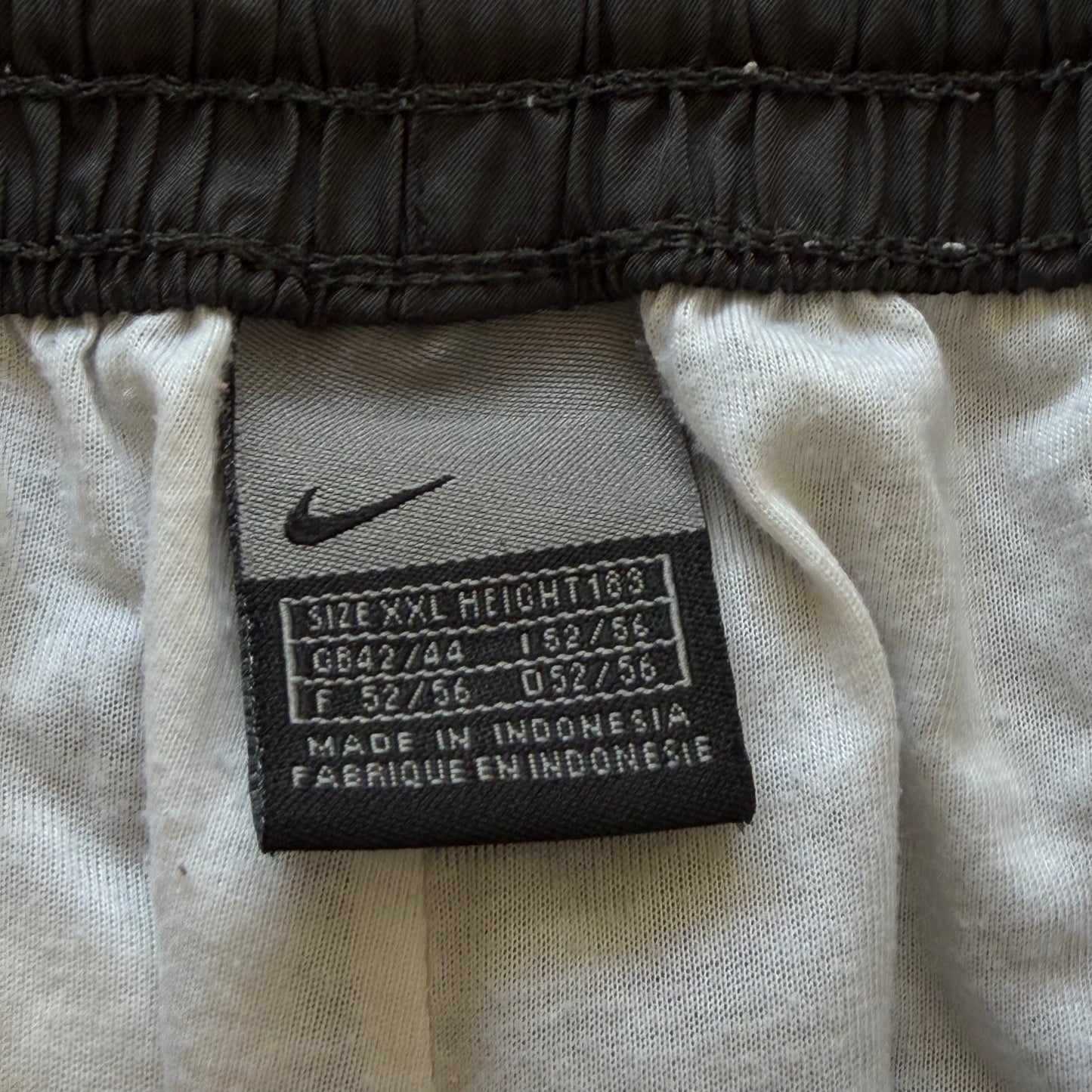 Y2K Nike Striped Wide Leg Track Pants - L
