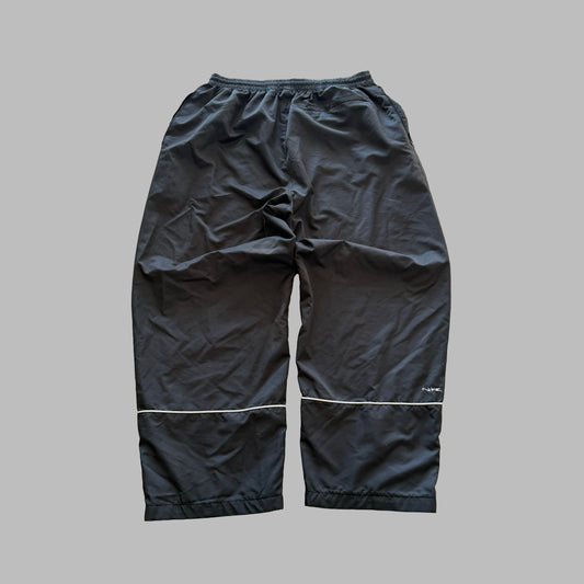 Y2K Nike Striped Wide Leg Track Pants - L