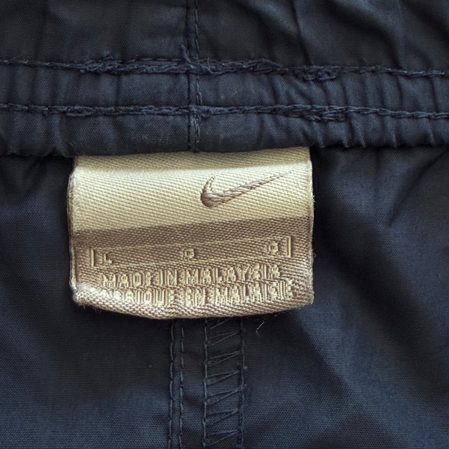 Y2K Nike Striped Baggy Track Pants - XL