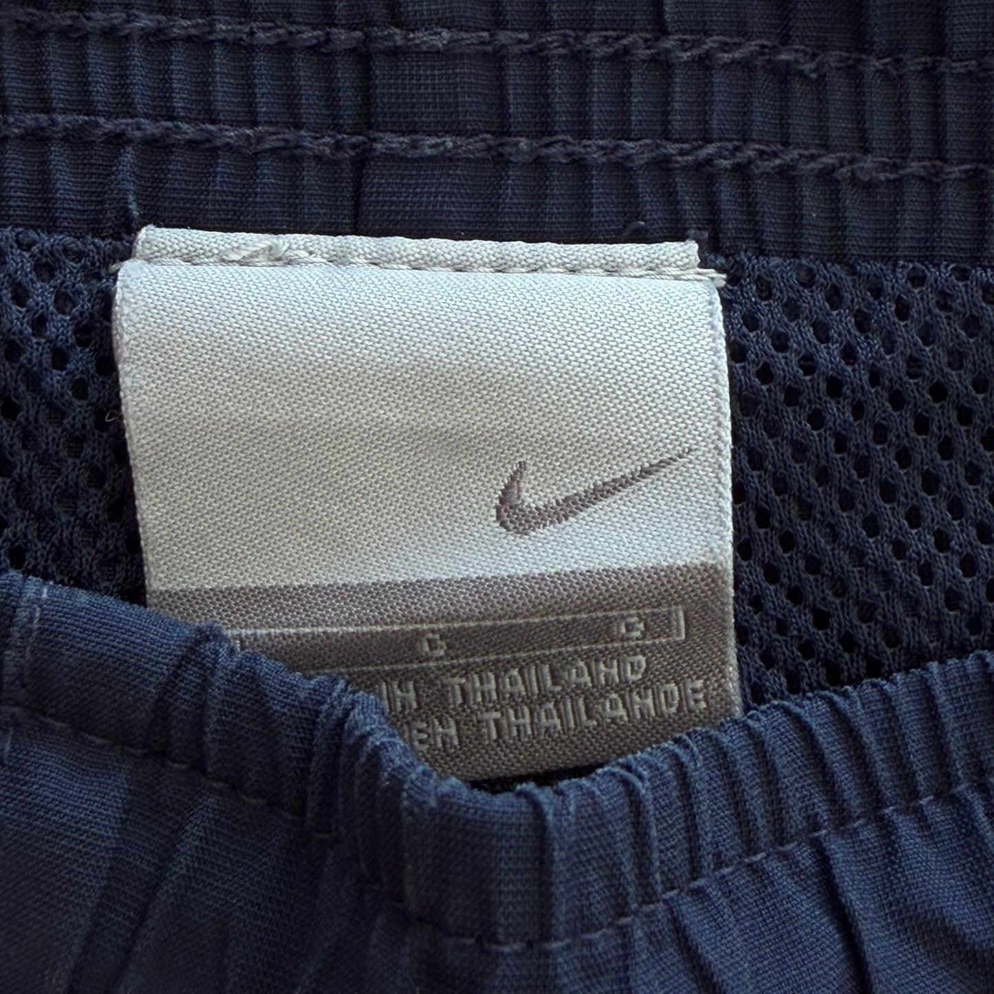 Y2K Nike Wide Leg Striped Track Pants - L