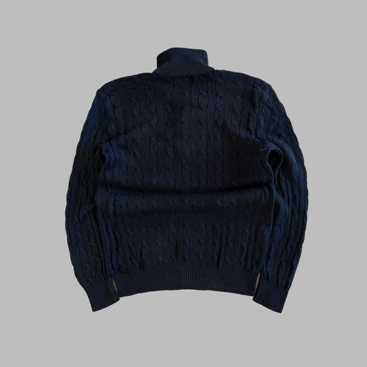 Polo Ralph Lauren Cable Knit Quarter Zip - S