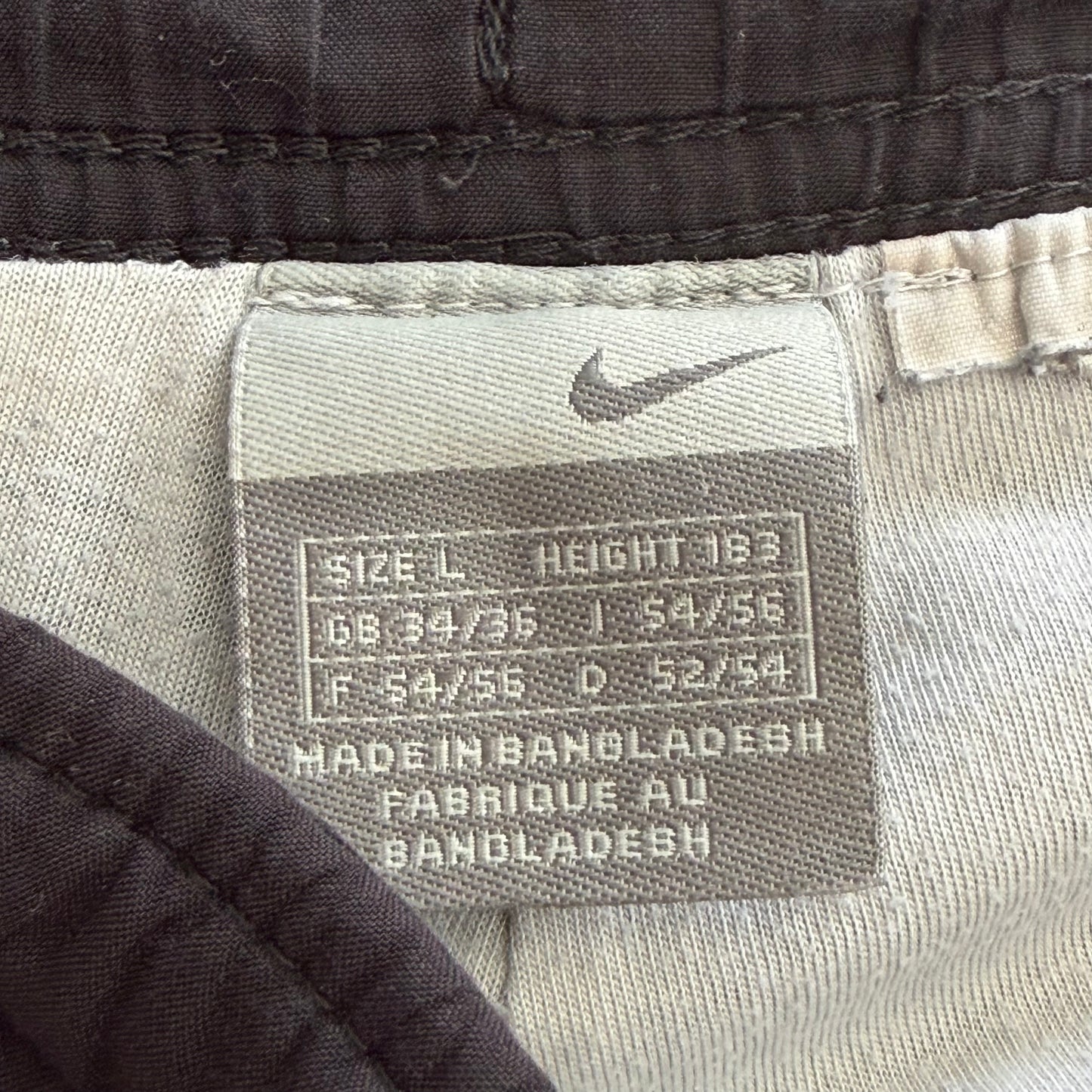 Y2K Nike Wide Leg Striped Track Pants - L