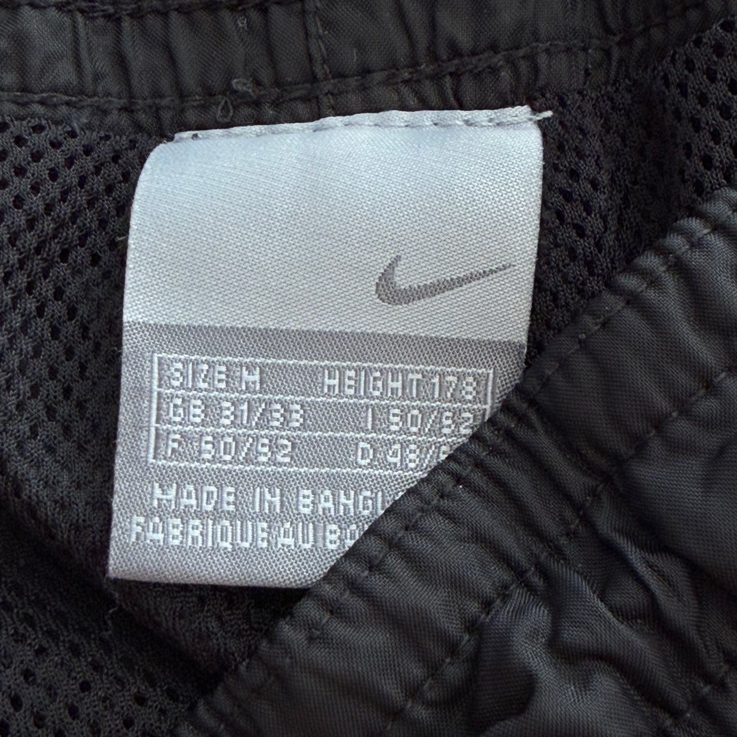 Y2K Nike Wide Leg Striped Track Pants - M