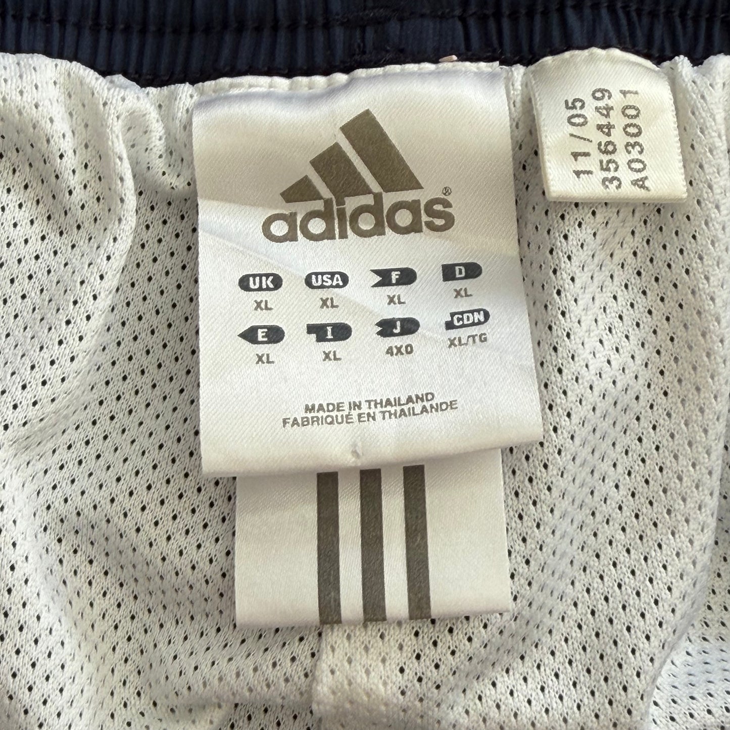 Y2K Adidas Striped Wide Leg Track Pants - XL