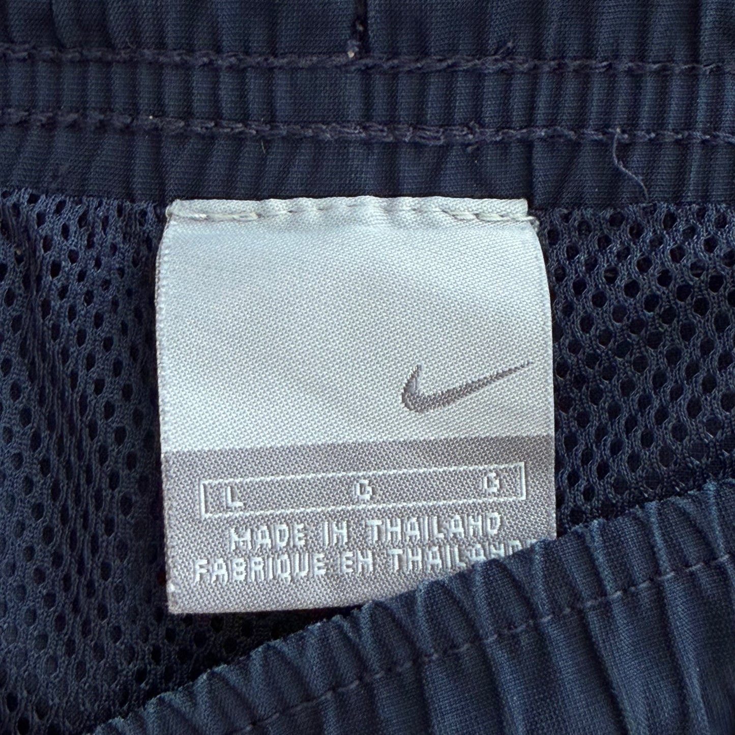 Y2K Nike Striped Wide Leg Track Pants - L