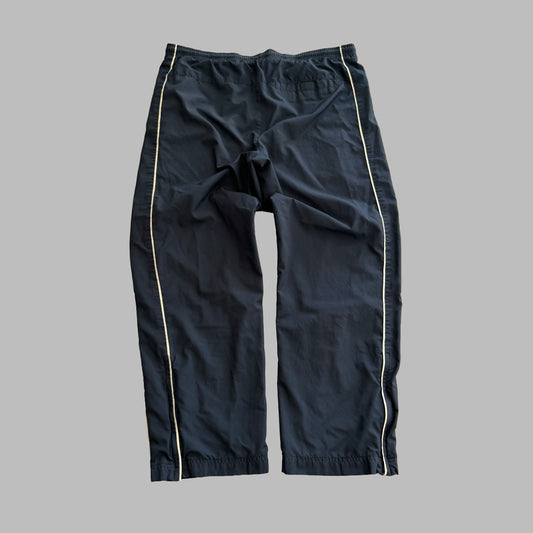 Y2K Nike Striped Wide Leg Track Pants - L