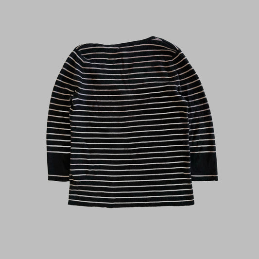 Y2K Polo Ralph Lauren Striped Long Sleeve - M