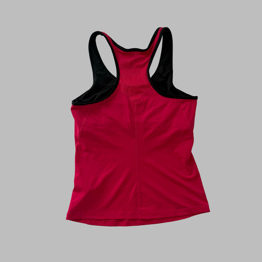 Y2K Nike Swoosh Racerback Activewear Top - L